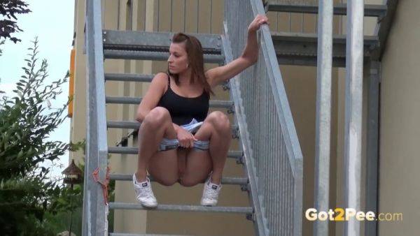 Compilation of teen babes squirting in public with public pissing in HD - sexu.com on nochargetube.com