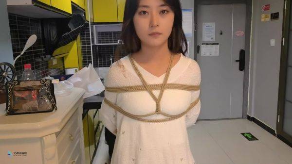 Chinese Girl In Long Dress In Bondage - txxx.com - China on nochargetube.com