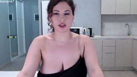 Chubby Brunette Big Boobs Dildo Masturbation - drtuber.com on nochargetube.com