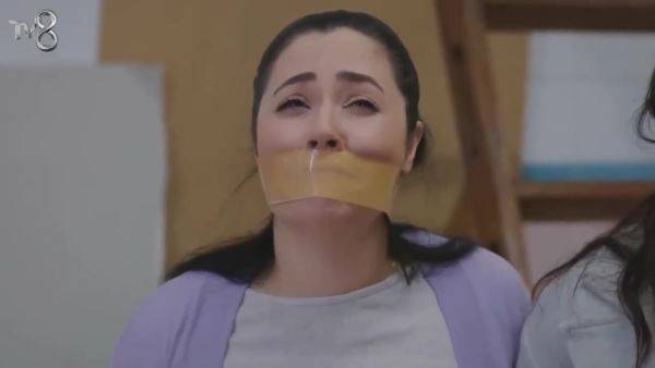 2 Turkish Girls Tape Gagged - upornia.com - Turkey on nochargetube.com