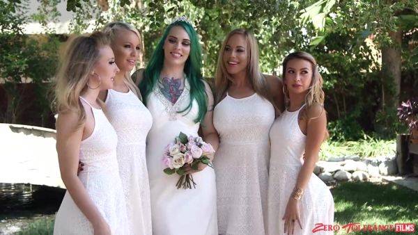 Bitches attend wedding party where they fuck like sluts in group scenes - xbabe.com on nochargetube.com