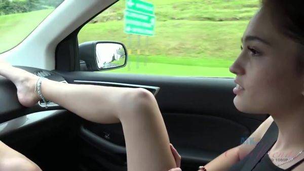 Girl Shows Snatch In Car - Analdin - Brooke Haze - hotmovs.com on nochargetube.com