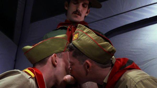 ScoutBoys DILF scoutmaster seduces and barebacks two scouts - drtuber.com on nochargetube.com