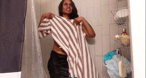 Naked Indian maid cleans the toilet and shower - Horny Desi Maid Big Ass Without Panties - txxx.com - India on nochargetube.com