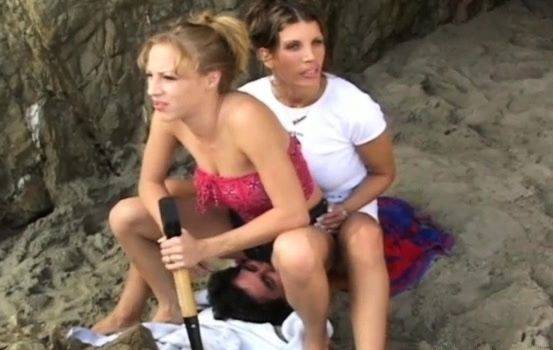 Cute chicks dominating a boy by sitting on his face - drtuber.com on nochargetube.com