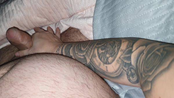 Tattooed Step Mom Handjob Step Son Dick Making Him Feel Like A King - hclips.com on nochargetube.com