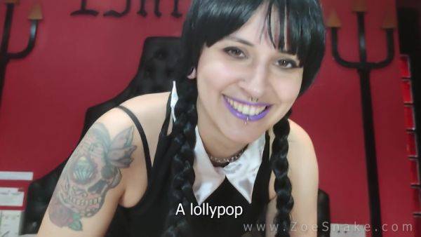 Halloween Creampie! Big Ass Latina As Wednesday - Wednesday Addams - hclips.com on nochargetube.com