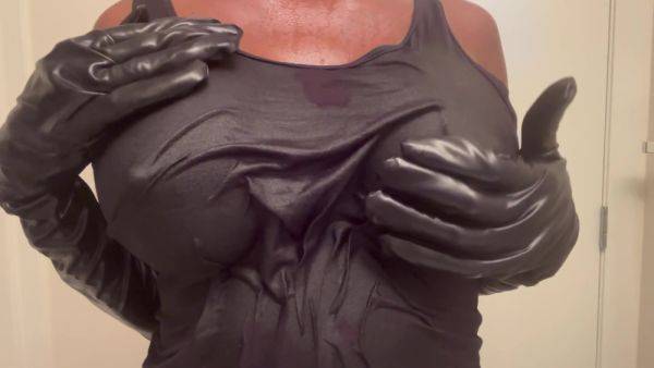 Playing With My Hard Black Nipples In A Black Shirt - upornia.com on nochargetube.com