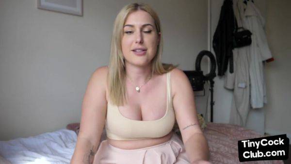 Solo SPH busty femdom babe talks dirty about losers - hotmovs.com - Britain on nochargetube.com