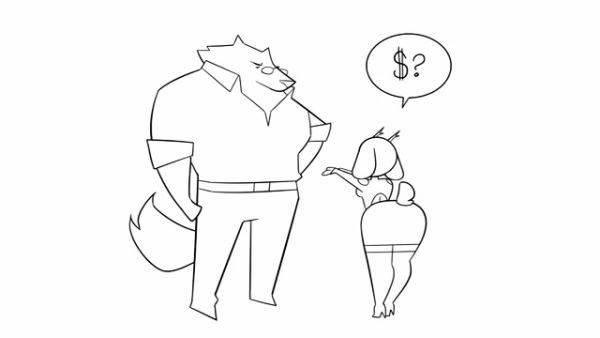 Sugar Daddy Wolf And Bimbo Deer - drtuber.com on nochargetube.com