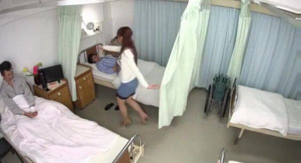 Japanese Cheating Wife Sucks Hubby In Hospital - upornia.com - Japan on nochargetube.com