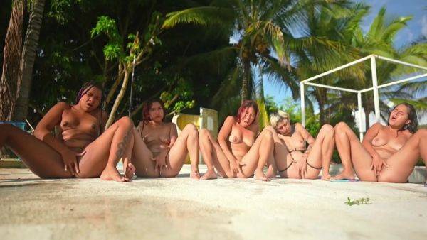 Group Dance And Group Masturbation Of Beautiful Latinas - hclips.com on nochargetube.com