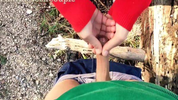 Skinny Teen Masturbate Handjob My Horny Dick Outdoor In The Wood 7 Min - hotmovs.com on nochargetube.com