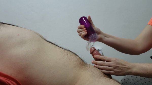 Premature Ejaculation Training, Day 12. Teasing Handjob To The Head. Full Video - hclips.com on nochargetube.com