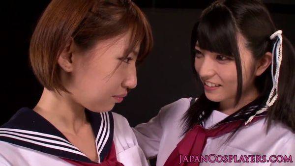 Kinky Miyanaga and Hisa Takei indulge in some hot lesbian action at Kiyosu - sexu.com - Japan on nochargetube.com