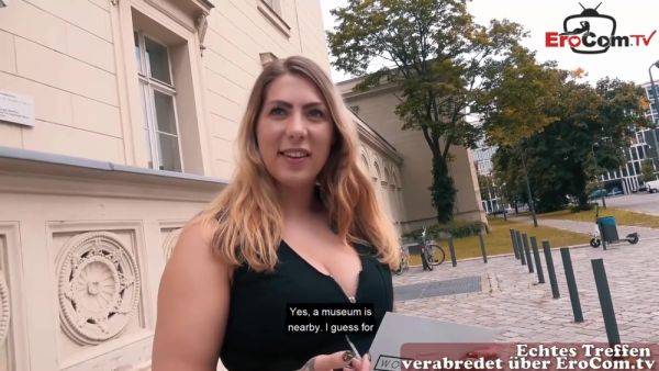 German Big Tits Tattoo Babe Picked Up At Blind Date P1 - videomanysex.com - Germany on nochargetube.com