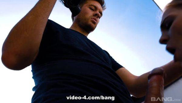 Tereza lets her man film himself fucking her in an abandoned lot - BANG - hotmovs.com on nochargetube.com