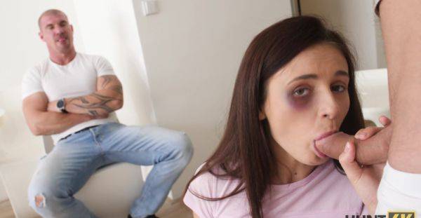 Needy y*** babe grants her stepdad perfect cuckold views - alphaporno.com - Russia on nochargetube.com