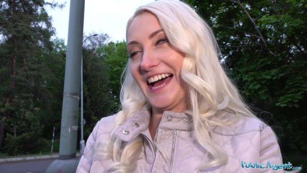 Helena Moeller, a busty blonde MILF, craves for a big Czech dick in public POV - sexu.com - Czech Republic on nochargetube.com