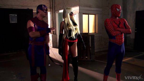 Premium role play display with super heroes craving sex the hard way - hellporno.com on nochargetube.com