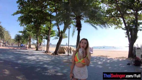 Big boobs Thai MILF amateur Hana gives a big cock blowjob and rough sex - hotmovs.com - Thailand on nochargetube.com