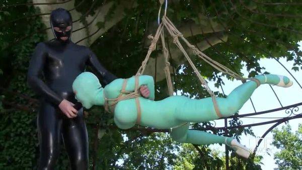 Latex-Clad MILF's Outdoor Adventure - Big Tit Lucy - porntry.com on nochargetube.com