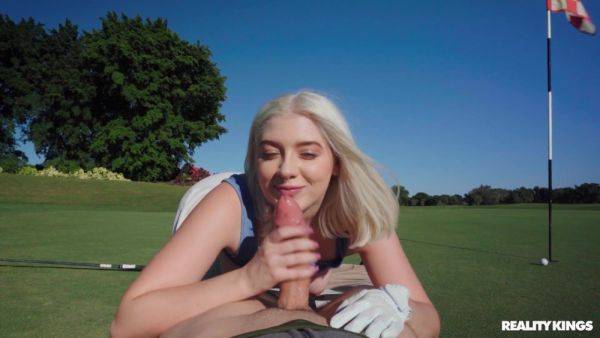 Gorgeous golf babe takes good care of JMac’s cock - xtits.com on nochargetube.com