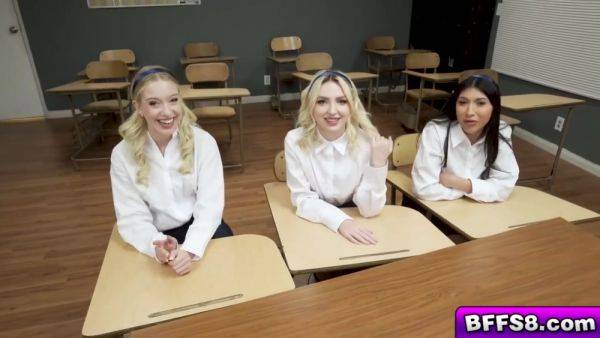 Britt Blair, Penelope Woods And Kallie Taylor - When The Good Ladies Gone Wild In Class - hotmovs.com on nochargetube.com