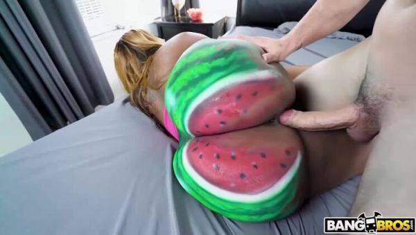 Victoria Cakes: Banging That Watermelon Booty in POV - porntry.com on nochargetube.com
