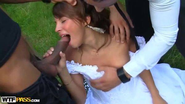 Post-Wedding Outdoor Adventure: Anal, Facial & DP with Sergei, Eric & Lupe Burnett - porntry.com on nochargetube.com