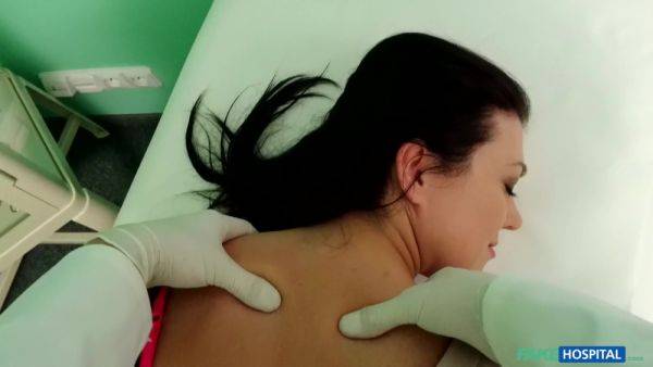 Young Brunette Mum Takes A Thermometer Up Her Ass - Corazon Del Angel in Hospital reality sex - xhand.com - Czech Republic on nochargetube.com