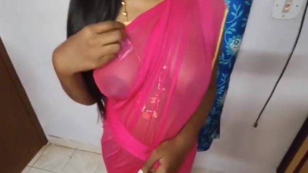 Indian Desi Aunty Big Tits And Black Nippels And Our Husband Doggy Style Sex - desi-porntube.com - India on nochargetube.com