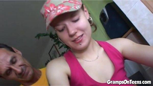 Petite teen rammed full of old man cock - txxx.com on nochargetube.com