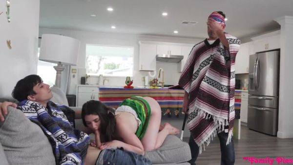 Filling My Step-Sis's Piñata with Alyx Star and Big Tits - porntry.com on nochargetube.com