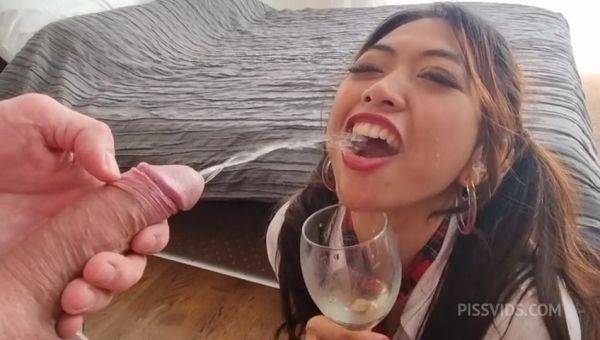 [WET] EXTREME! Newbie Asian Kit Kate 0% Pussy 1 on 1 intense anal, gape, ATM, piss in mouth & ass then drinking, Toilet face flush, Spit on face and face slapping, rimming - PissVids - hotmovs.com on nochargetube.com