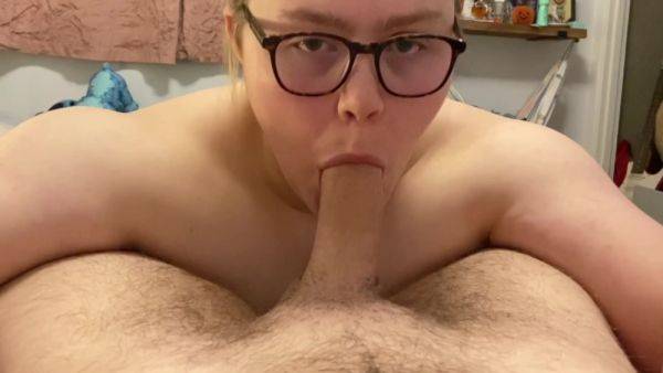 British Teen 18+ Girl Sucks Big Dick Until Cums In Mouth - hclips.com - Britain on nochargetube.com