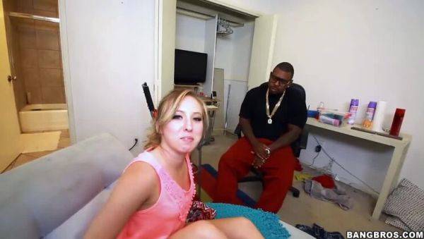 Blonde Amateur Sofie Carter and Rico Strong in Interracial Encounter - xxxfiles.com on nochargetube.com