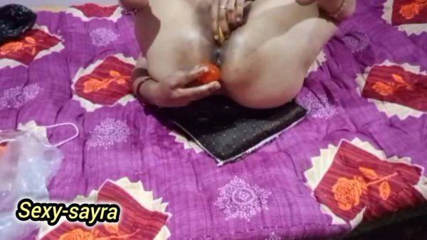 Sexy Bhabhi S Hard Tomato Anal - desi-porntube.com - India on nochargetube.com