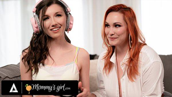 Step mommy'S GIRL - Stacked MILF Taylor Gunner Wants Gamer Stepdaughter Maya Woulfe To Have New Hobbies - txxx.com on nochargetube.com