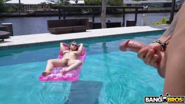 Sunbathing My Large Breasts Resulted in Hot Sex - Lena Paul with Tyler Steel - porntry.com on nochargetube.com