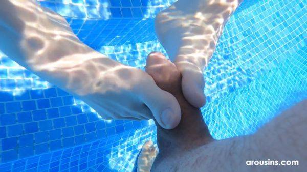 Spicy girl plays with cock in the swimming pool and shares the best scenes - xbabe.com on nochargetube.com