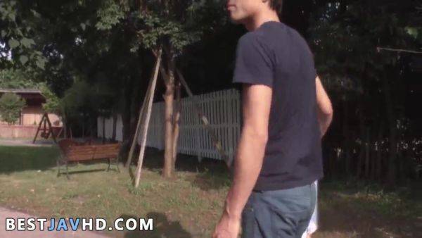 Japanese romping in outdoor with scorching Yuuka Kaede - upornia.com - Japan on nochargetube.com