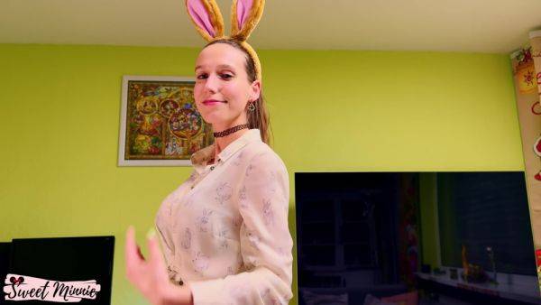 Cute Big Boobs Bunny Delivers Awesome Easter Blowjob - Sweet Minnie - hclips.com on nochargetube.com