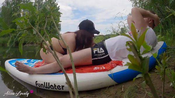 Eric Nuts And Alisa Lovely - He Fucked Me Doggystyle During An Outdoor River Trip - Amateur Couple Sex 5 Min - hclips.com on nochargetube.com