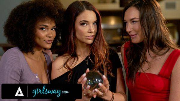 GIRLSWAY - Psychic Jayden Cole Tells Katrina Colt & Alina Ali Their Destiny Resides In A Threesome - txxx.com on nochargetube.com