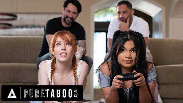 PURE TABOO Unhappily Married DILFs Grow Strong Desire For Stepdaughters Madi Collins & Summer Col - txxx.com on nochargetube.com