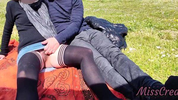 208 Pussy Flash - Stepmom Caught By Stepson At A Park Masturbating In Front Of Everyone - Miss Creamy - hotmovs.com - France on nochargetube.com