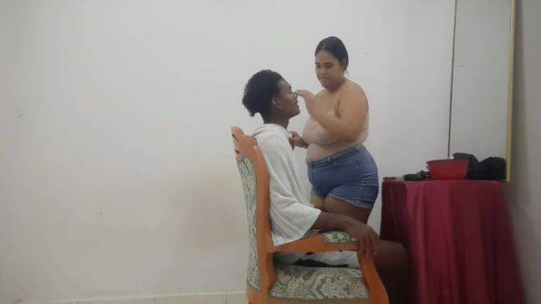 Hindi Sex In Stylist Seduces Her Client To Fuck Her And Receives All Her Cum - desi-porntube.com - India on nochargetube.com