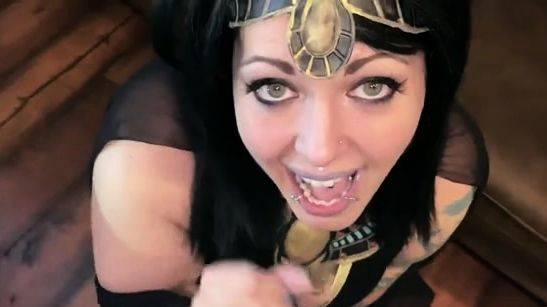 Cinnamon Anarchy - Egyptian Goddess Cleopatra Face Fucked - drtuber.com - Egypt on nochargetube.com