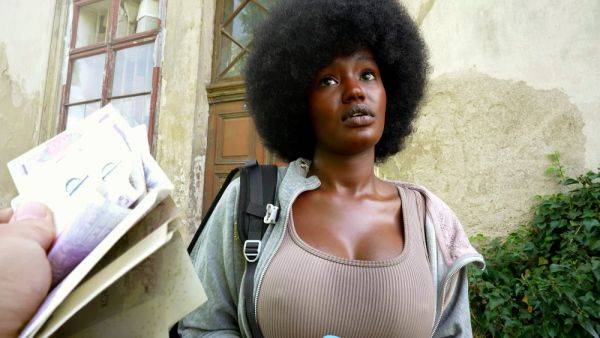 Czech Streets 152: Quickie with Cute Busty Black Girl - txxx.com - Czech Republic on nochargetube.com